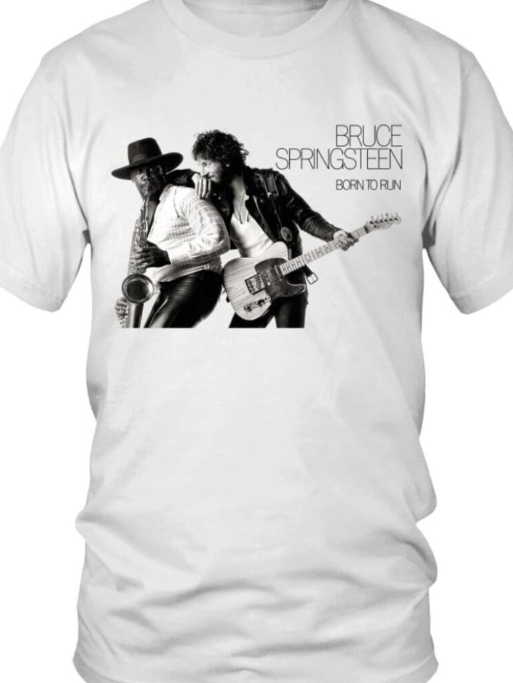 Bruce Springsteen T-Shirt Born To Run Rock Music Fan Graphic Retro Tee
